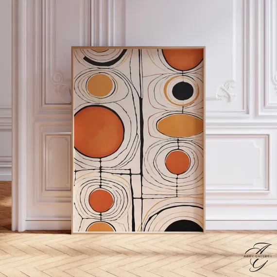 Close-up of a minimal frame leaning on a console